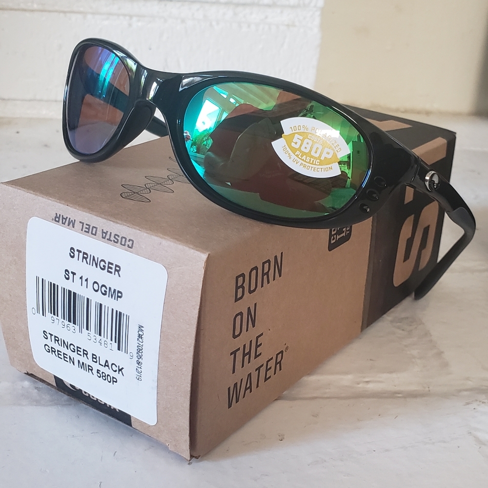 Costa del mar stringer black green 580p